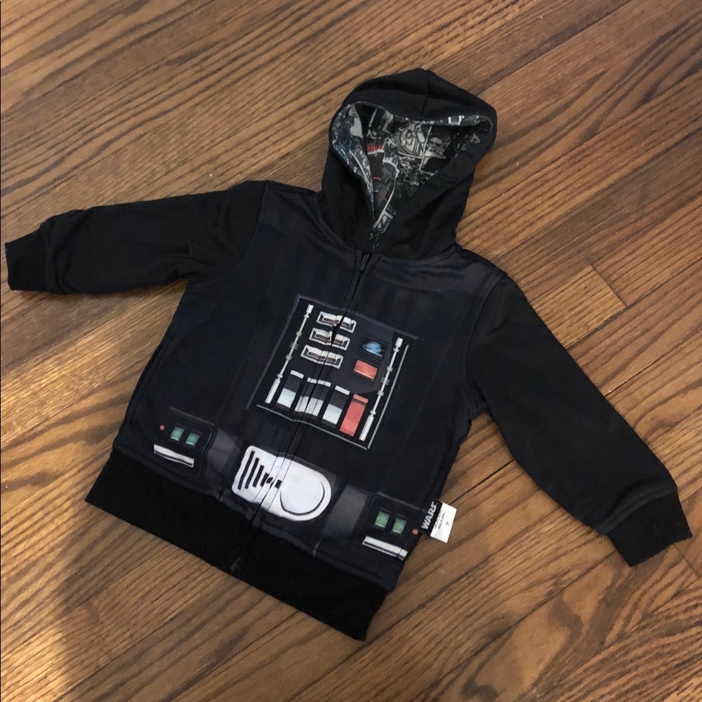STAR WARS reversible zip up hoodie